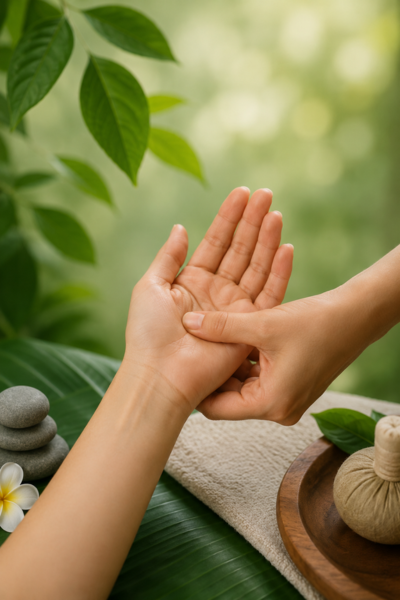 acupressure therapy process